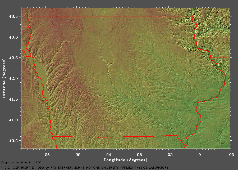 Highest Point In Iowa Map Iowa